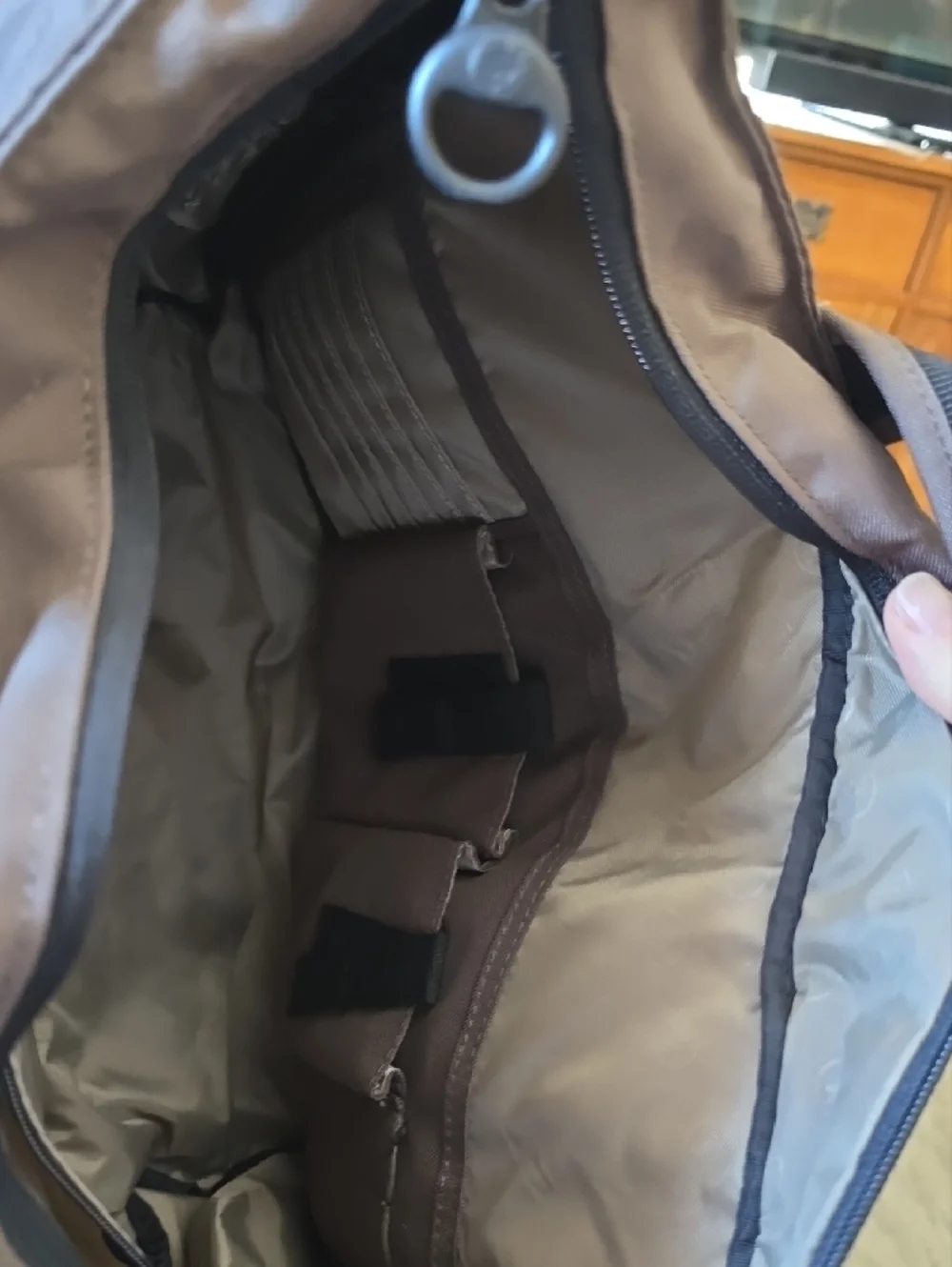 Pacsafe Brown Travel Tote Bag